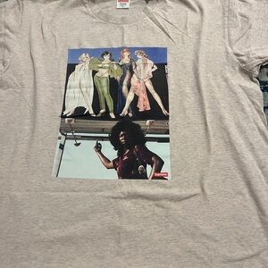 Supreme Gray Graphic Tee 2019